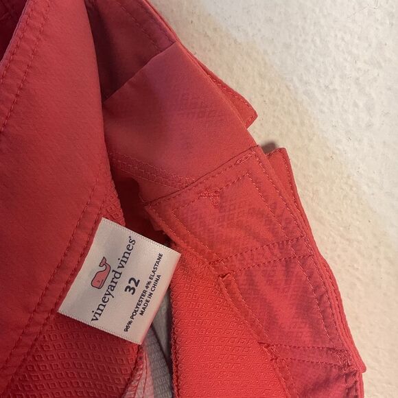 VINEYARD VINES MENS BOARD SHORTS MEDIUM PINK BLUE SWIM TRUNKS BEACH CASUAL DAY - Picture 4 of 9